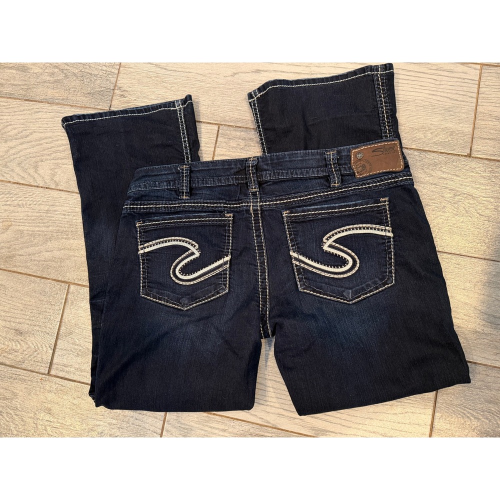 Silver Jeans Frances 18" Bootcut Jean 33 x 33 Denim Boot Western 33x33 Plus size